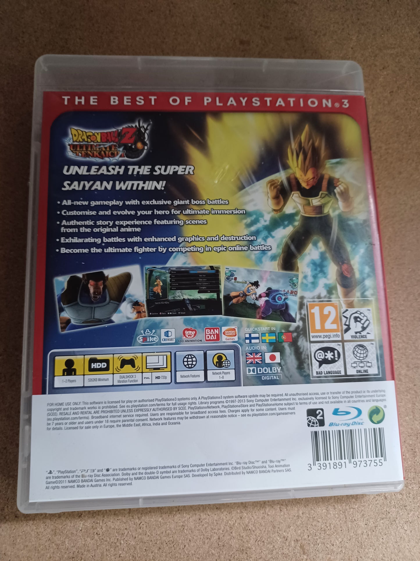 Dragon Ball z Ultimate tenkaichi (Essentials)