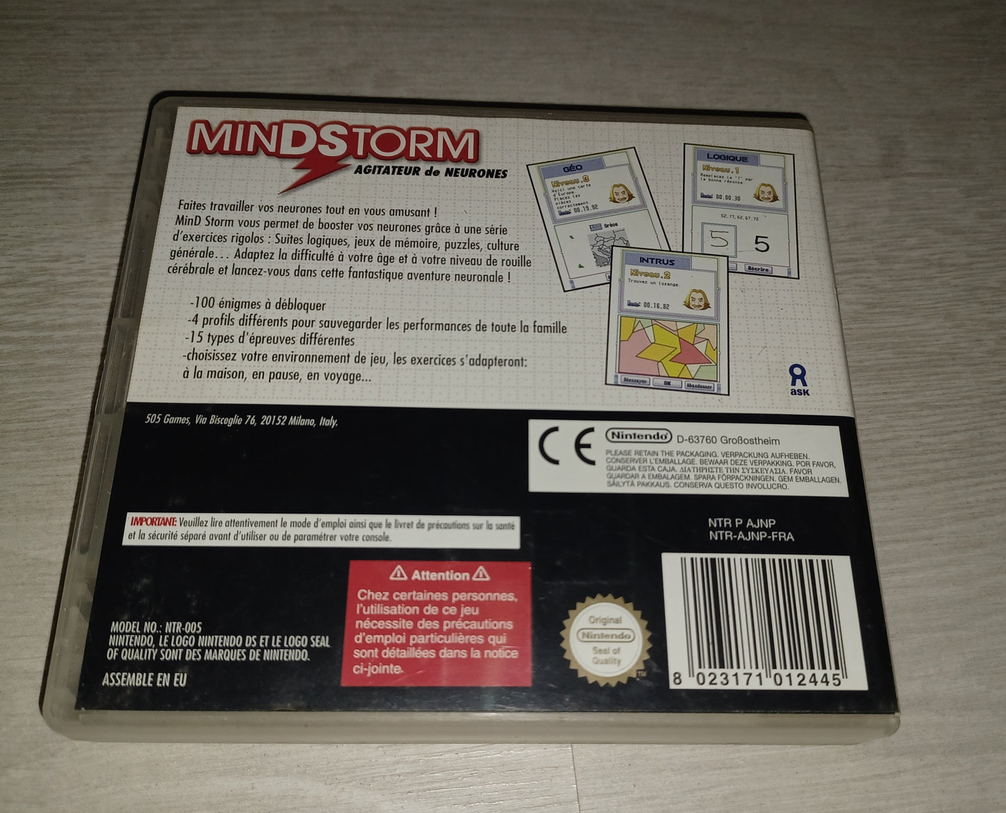 Mindstorm : Agitateur de neurones