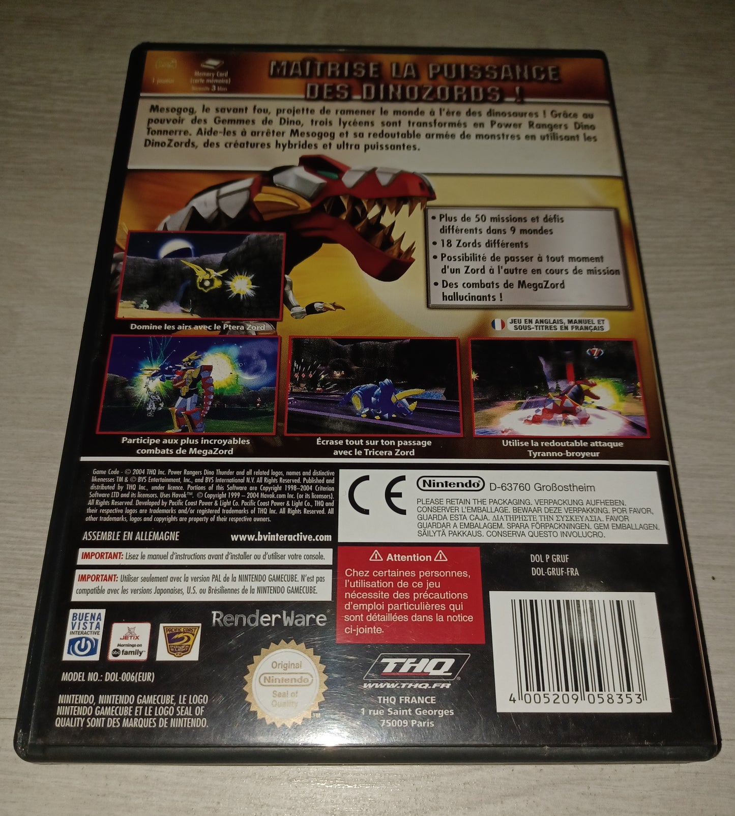 Power rangers dinotonnerre