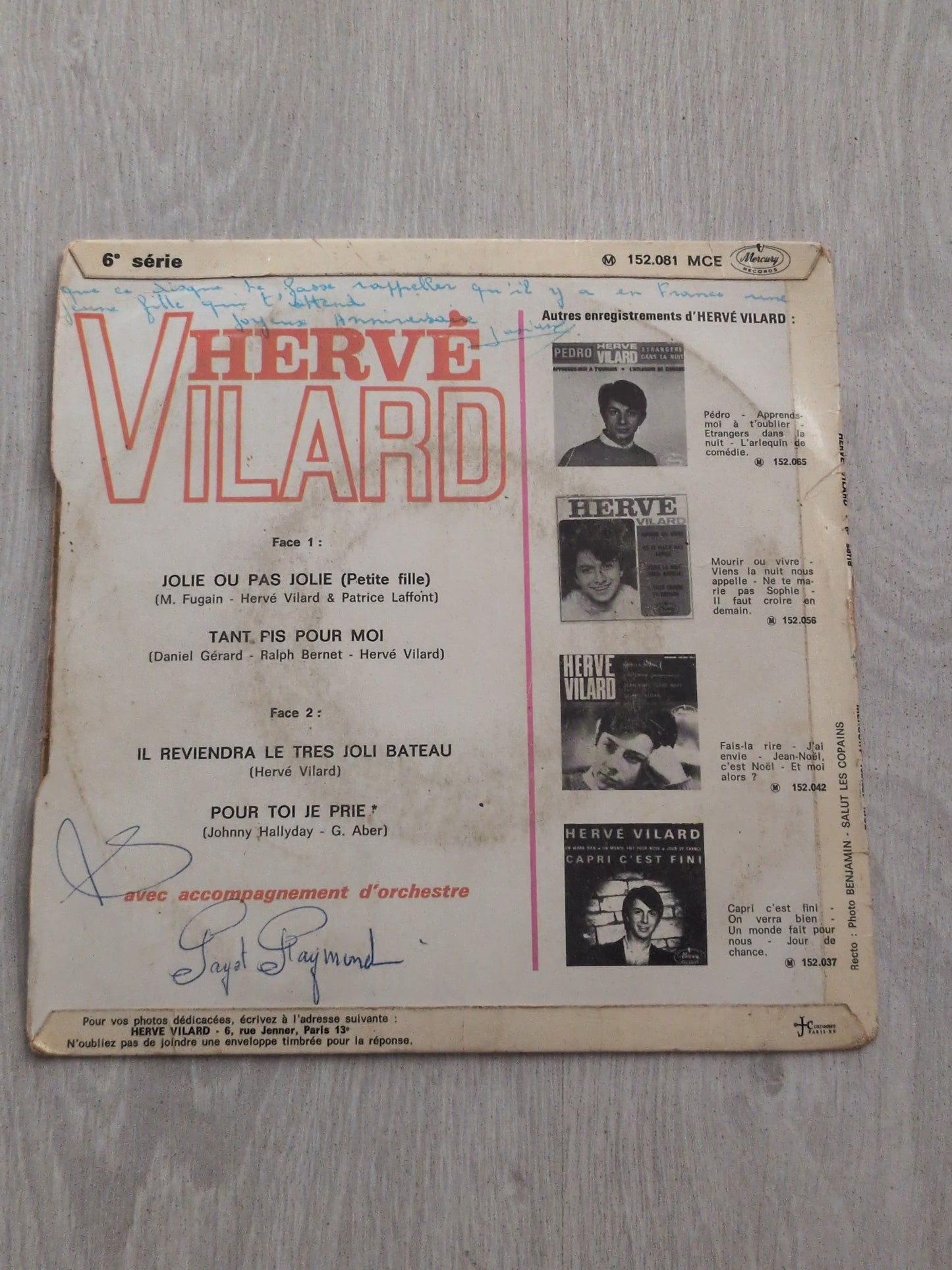Hervé vilard - Jolie ou pas jolie