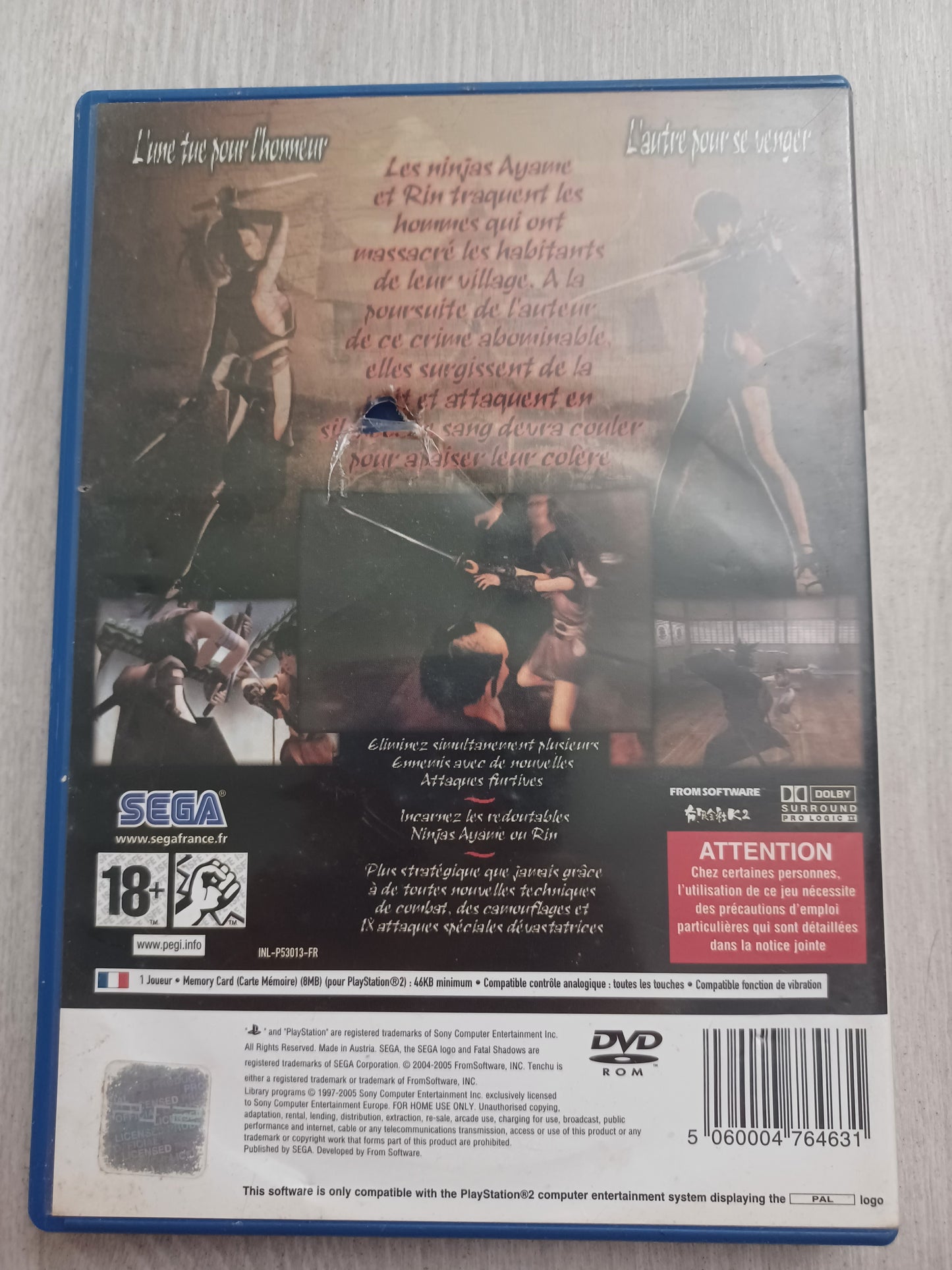 Tenchu : Fatal Shadows