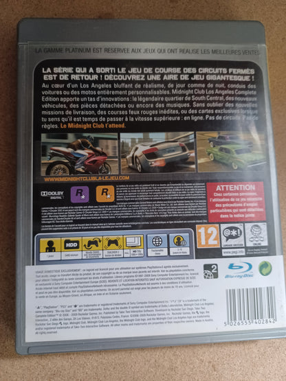 Midnight club Los Angeles Complète édition (Platinum)