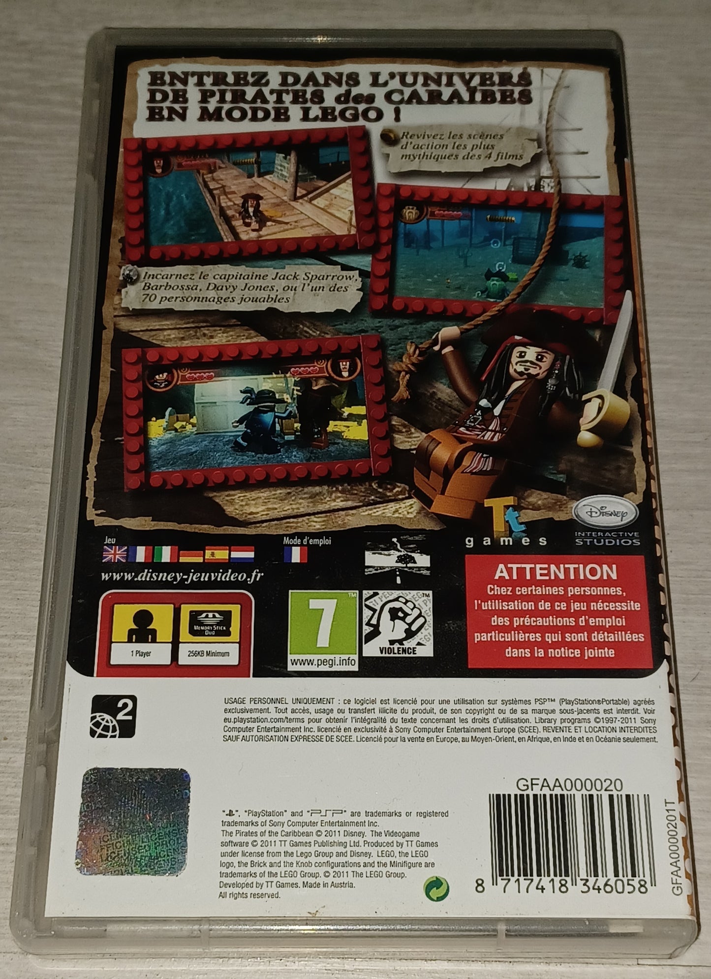 Lego pirates des caraïbes (essentials)