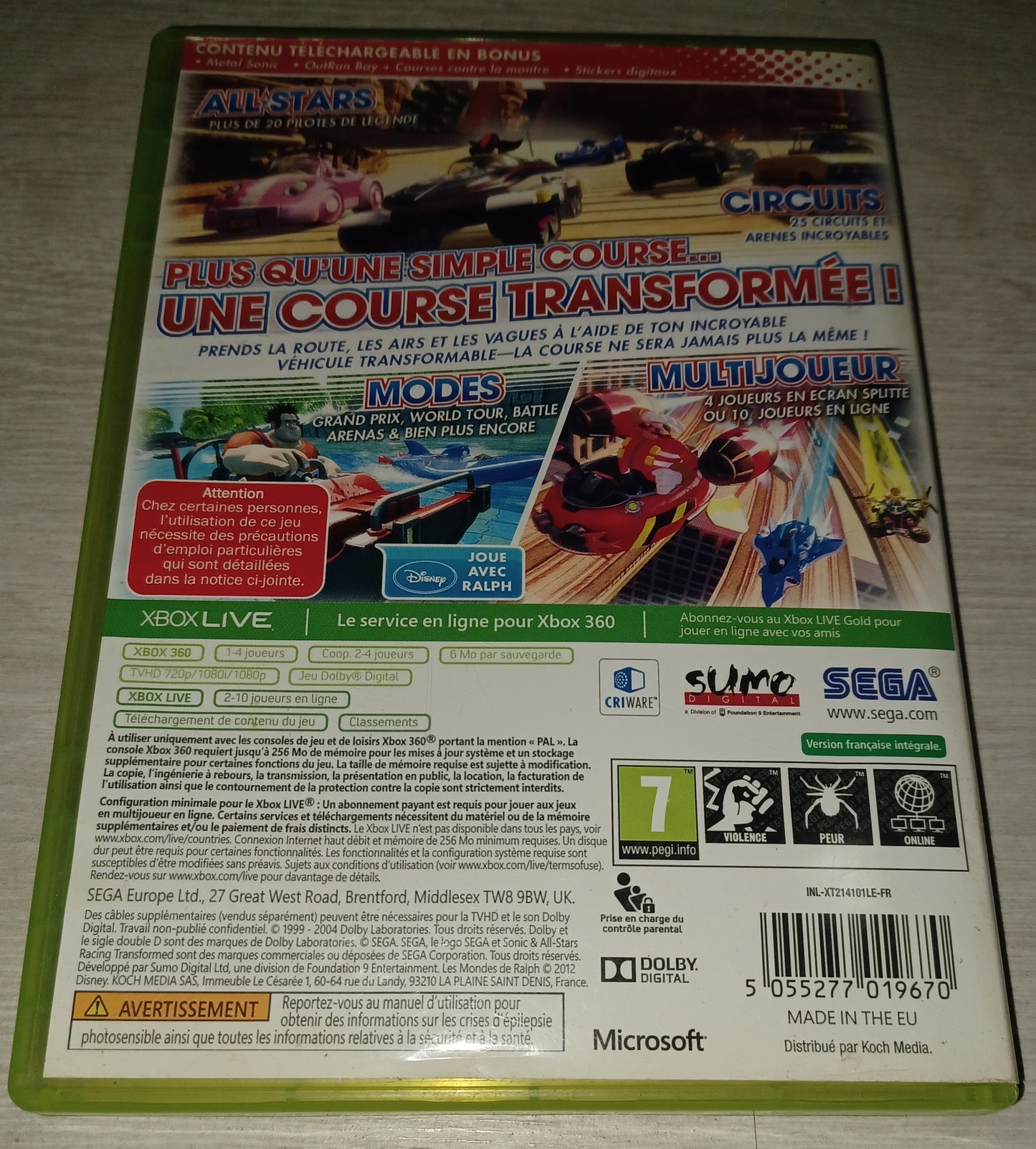 Sonic all stars racing transformed