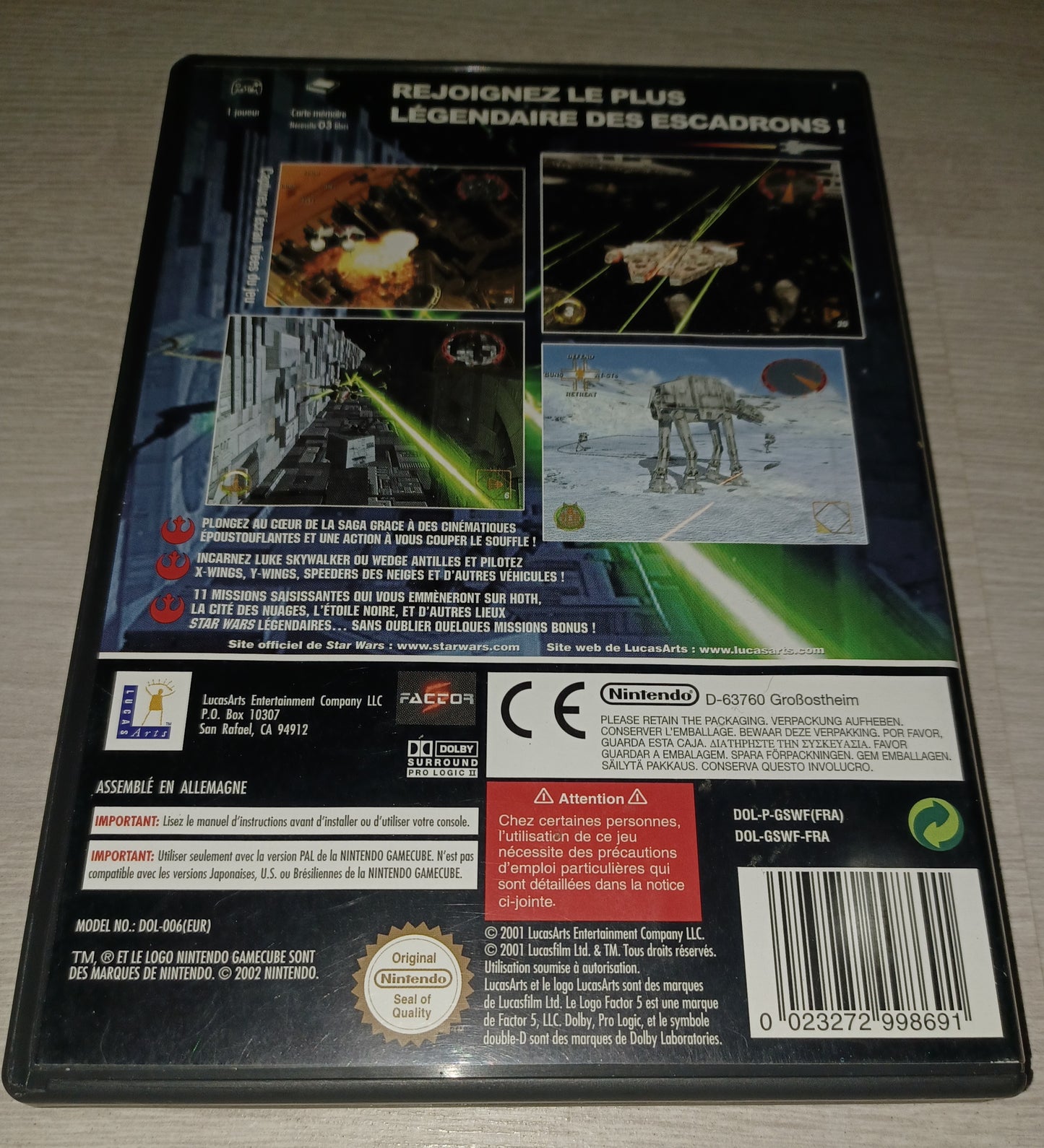 Star wars Rogue leader Rogue squadron II