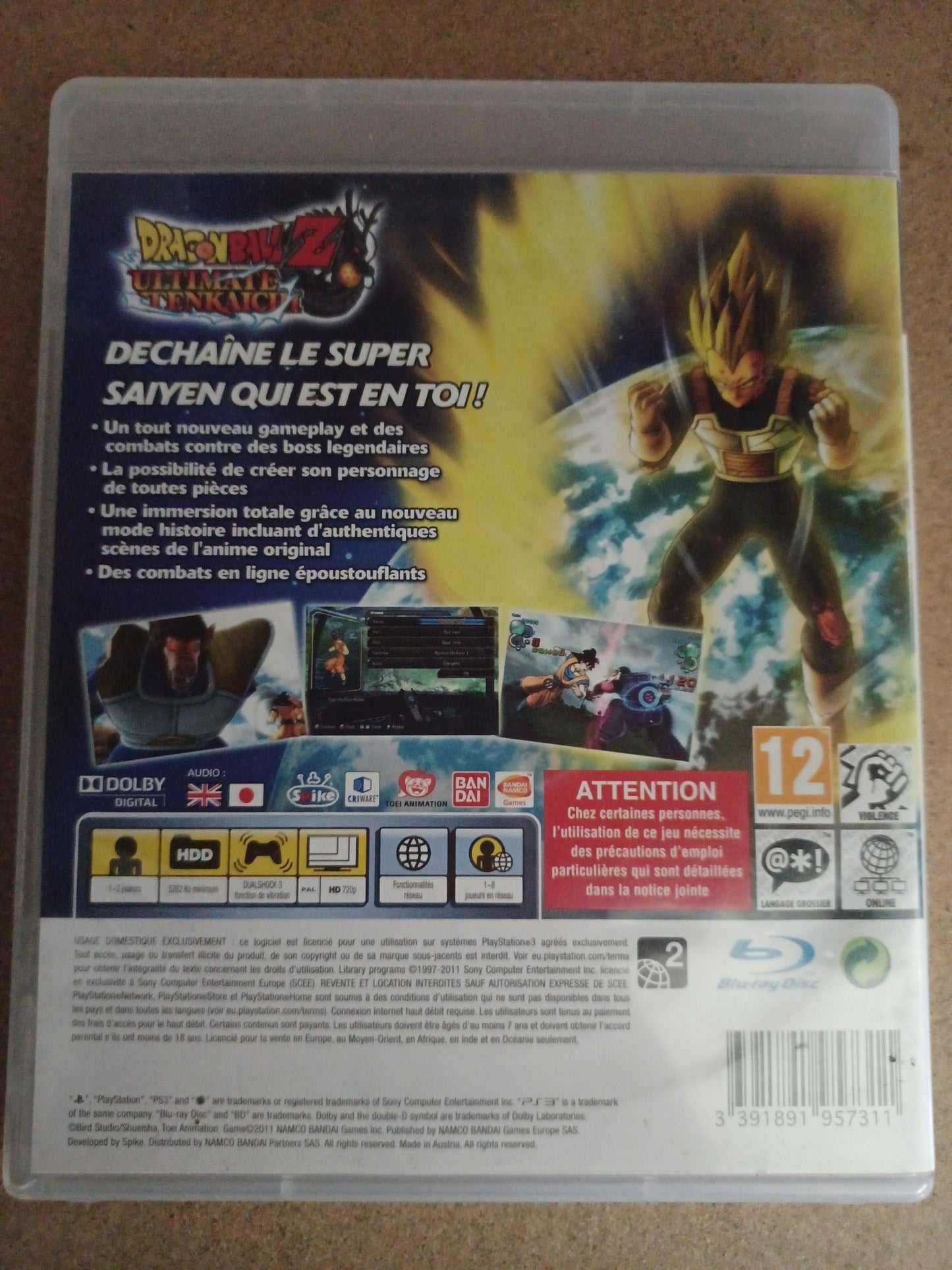 Dragon Ball z Ultimate Tenkaichi