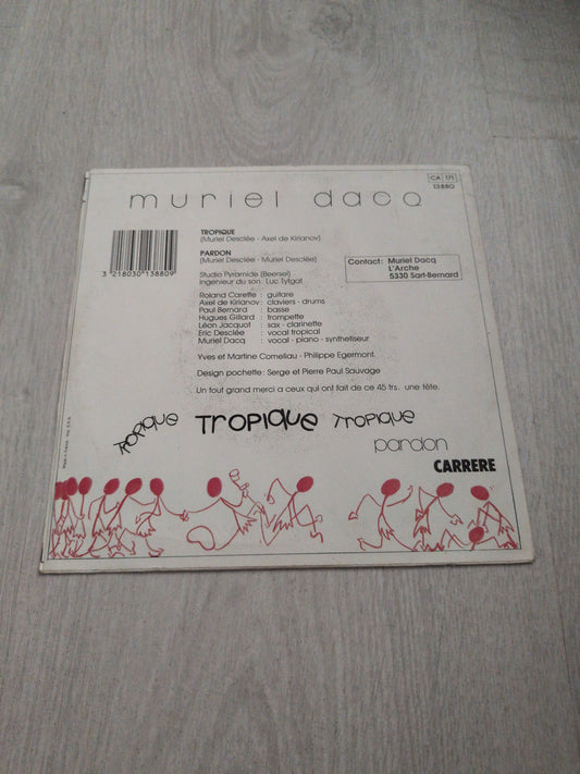 Muriel dacq - Tropique / Pardon
