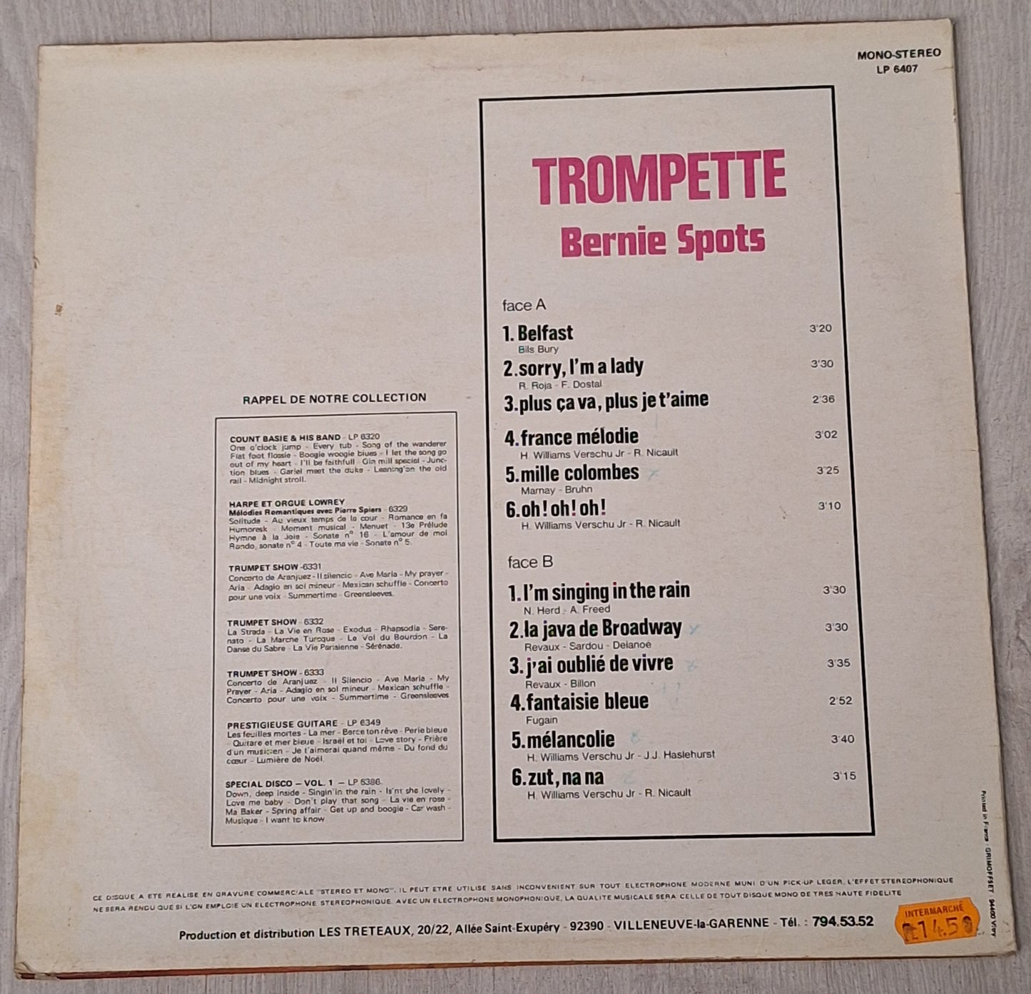 Bernie SPOTS a la trompette