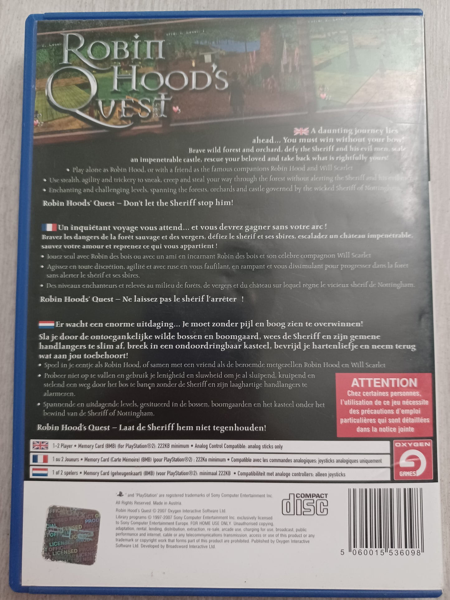 Robin Hood’s quest
