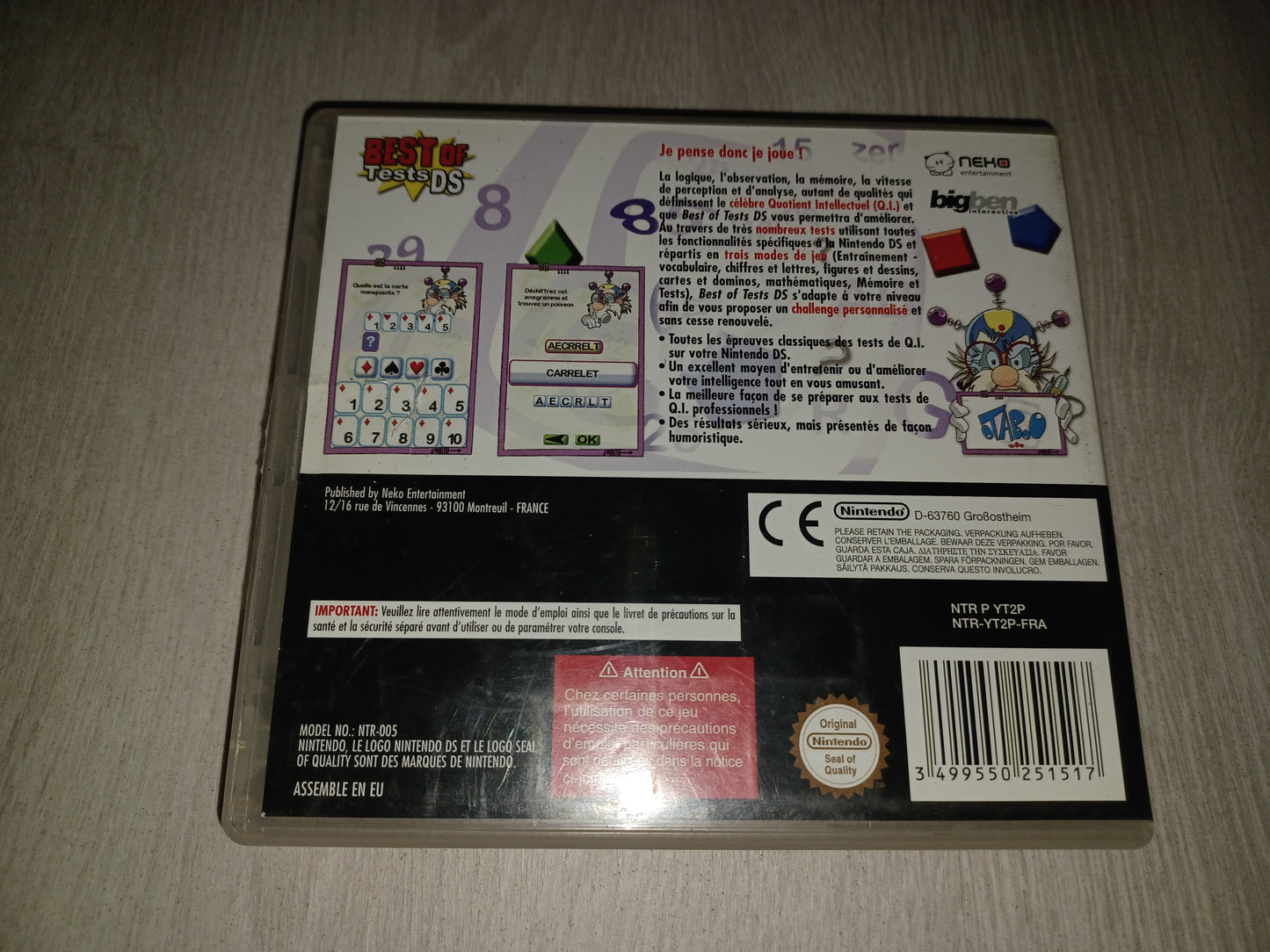Best of Tests Ds