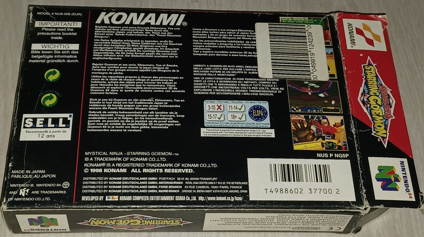 Mystical ninja starring goemon