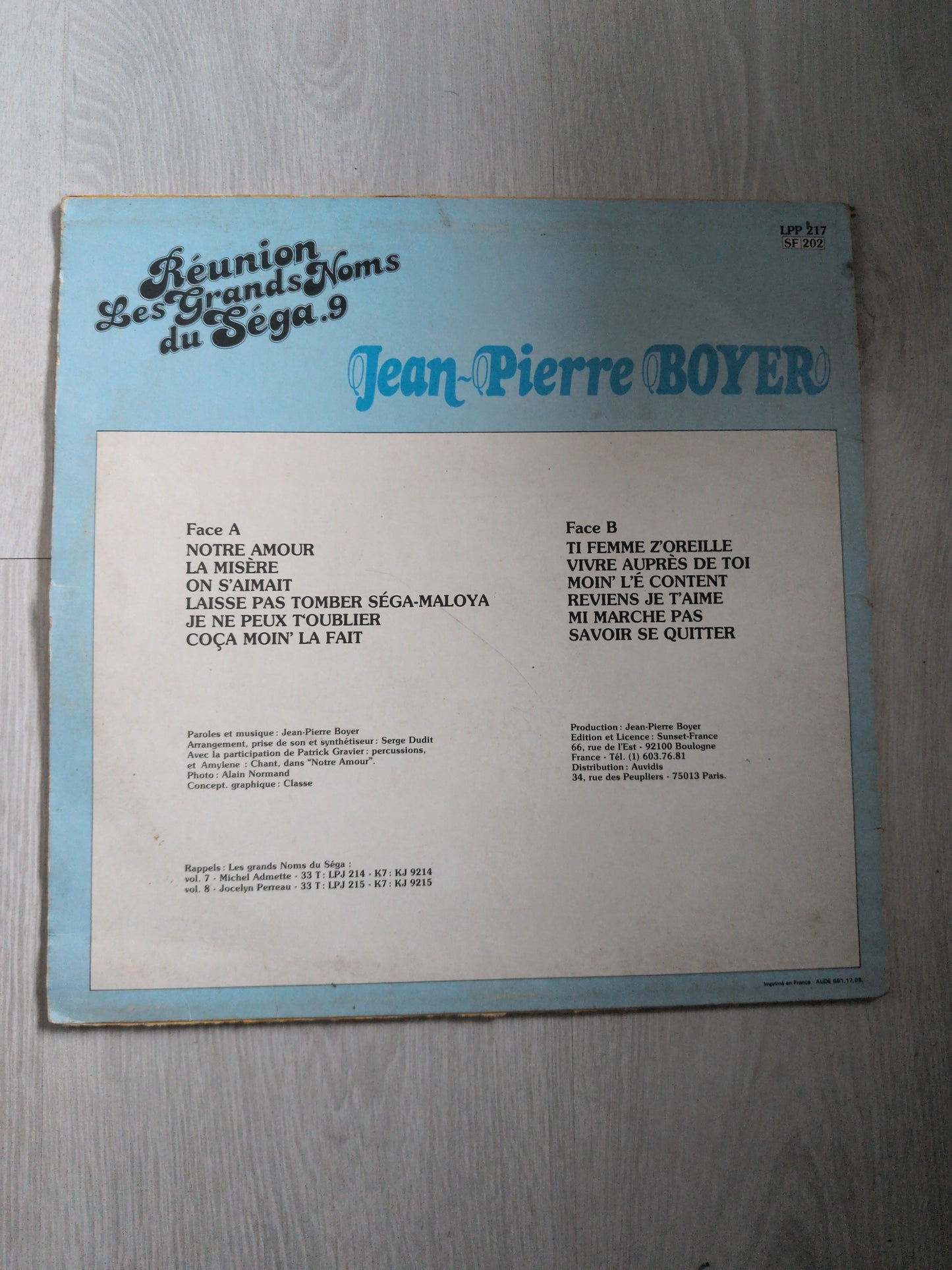 Jean-Pierre Boyer - Les grands noms du sega. 9