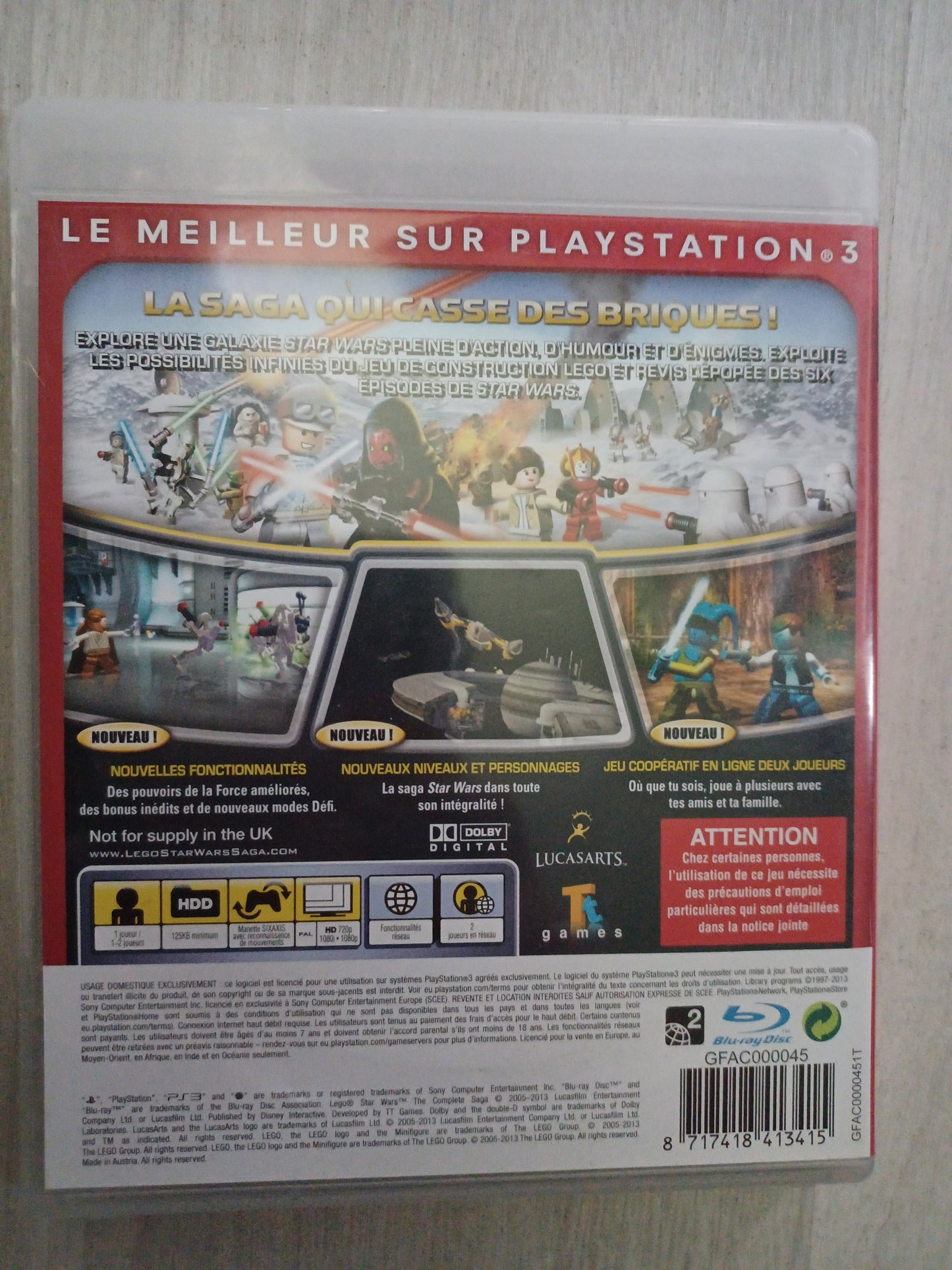 Lego star wars : La saga complete