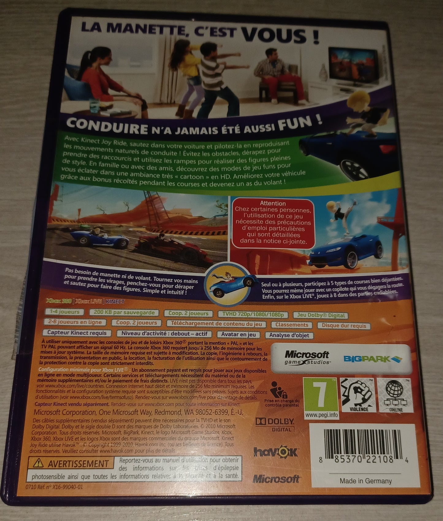 Kinect Joy ride