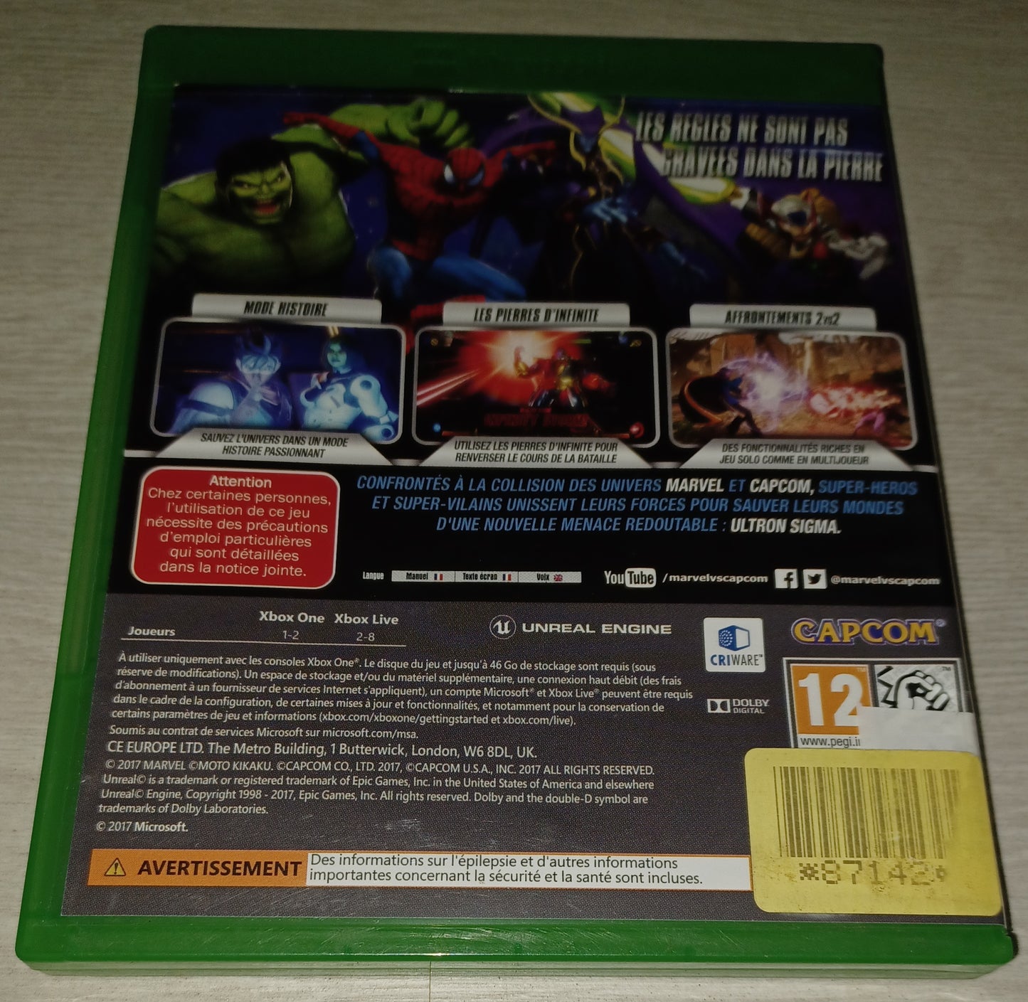 Marvel vs capcom infinite