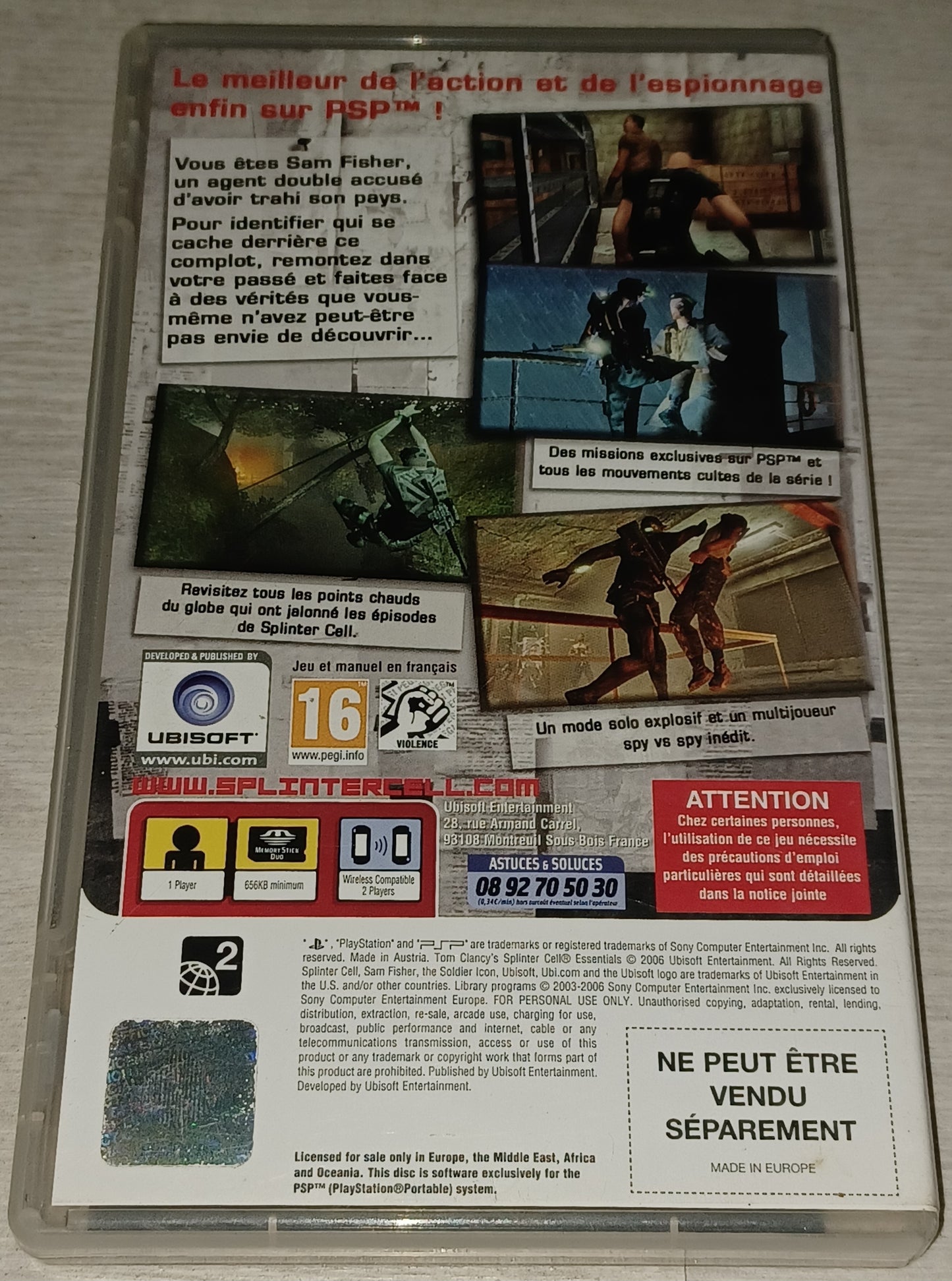 Tom clancy’s splinter cell essentials