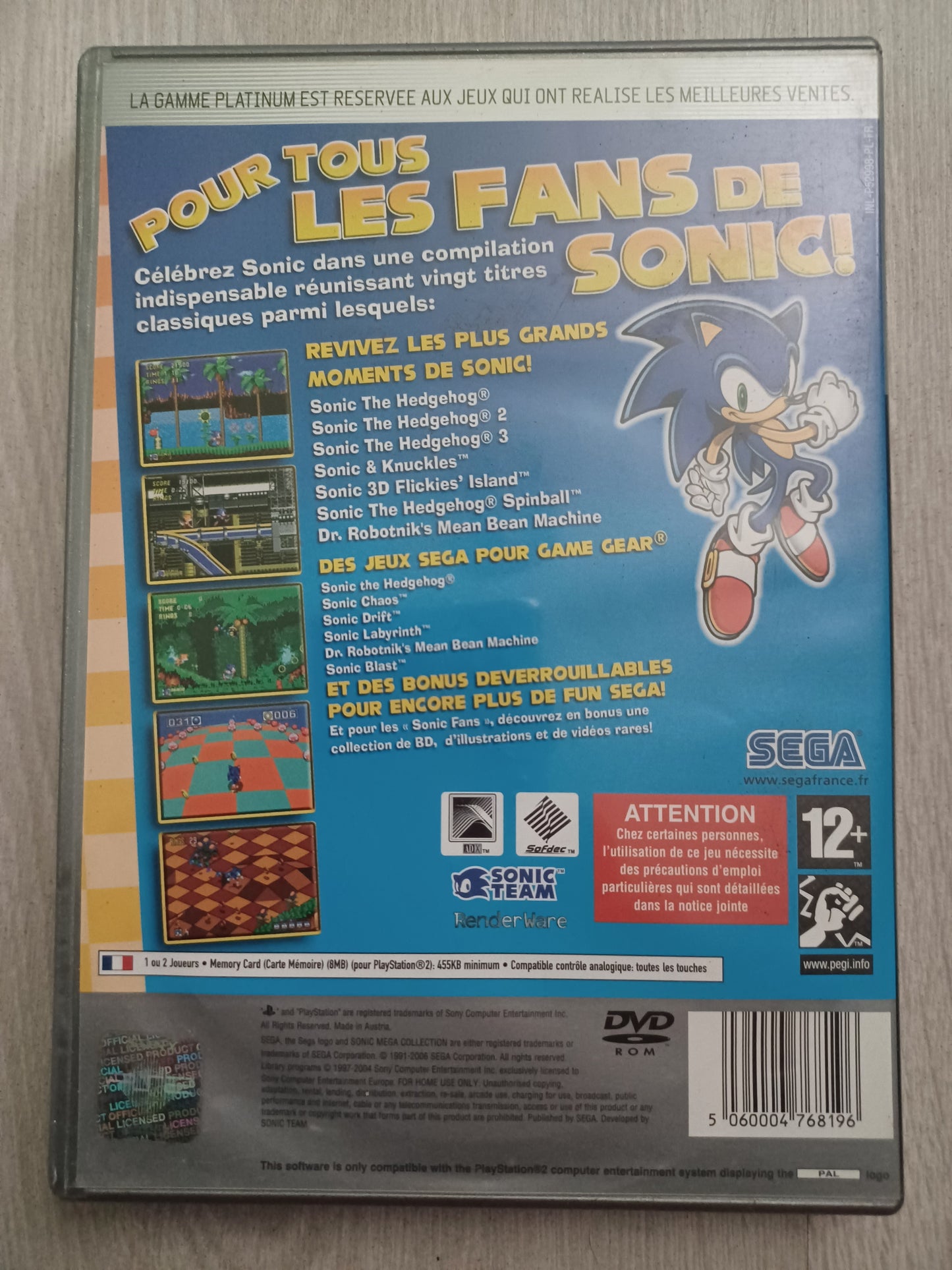 Sonic Mega Collection Plus (Platinum)