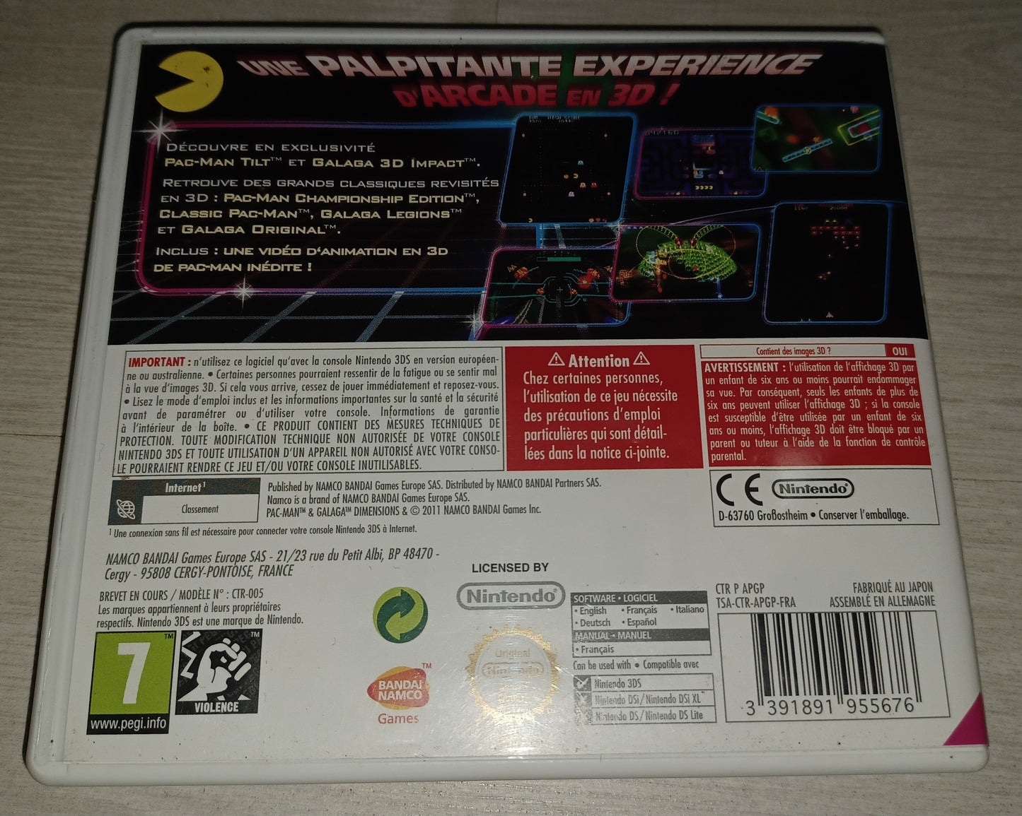 Pac-man & Galaga : Dimensions