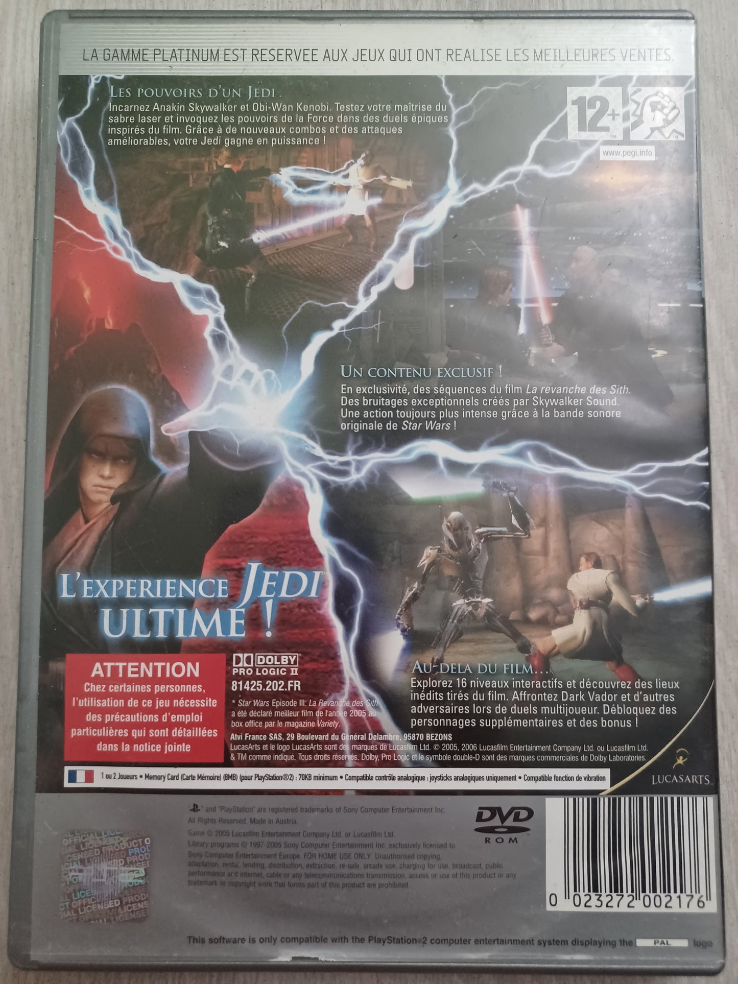 Star wars : Épisode III La revanche des Sith (Platinum)