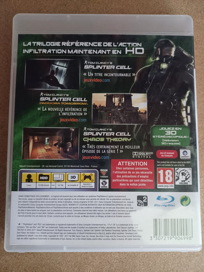 Tom clancy’s Splinter cell trilogy