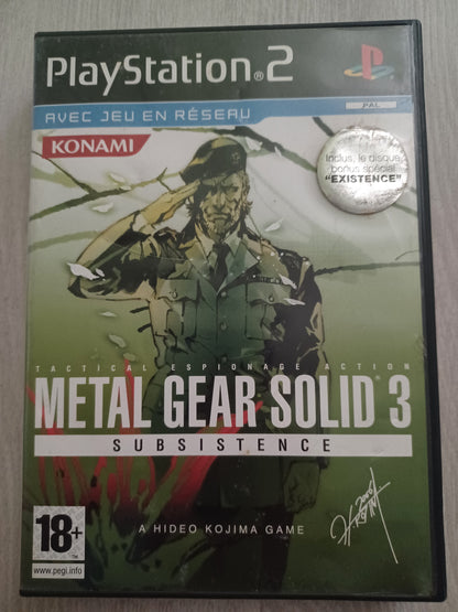 Metal gear solid 3 : Subsistence