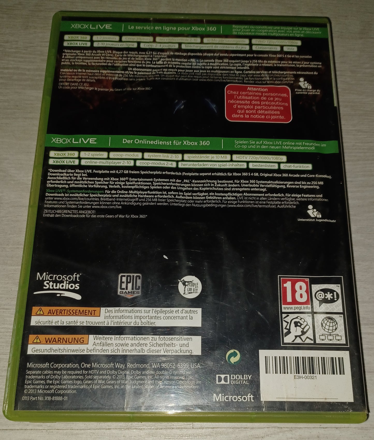Gears of war judgement