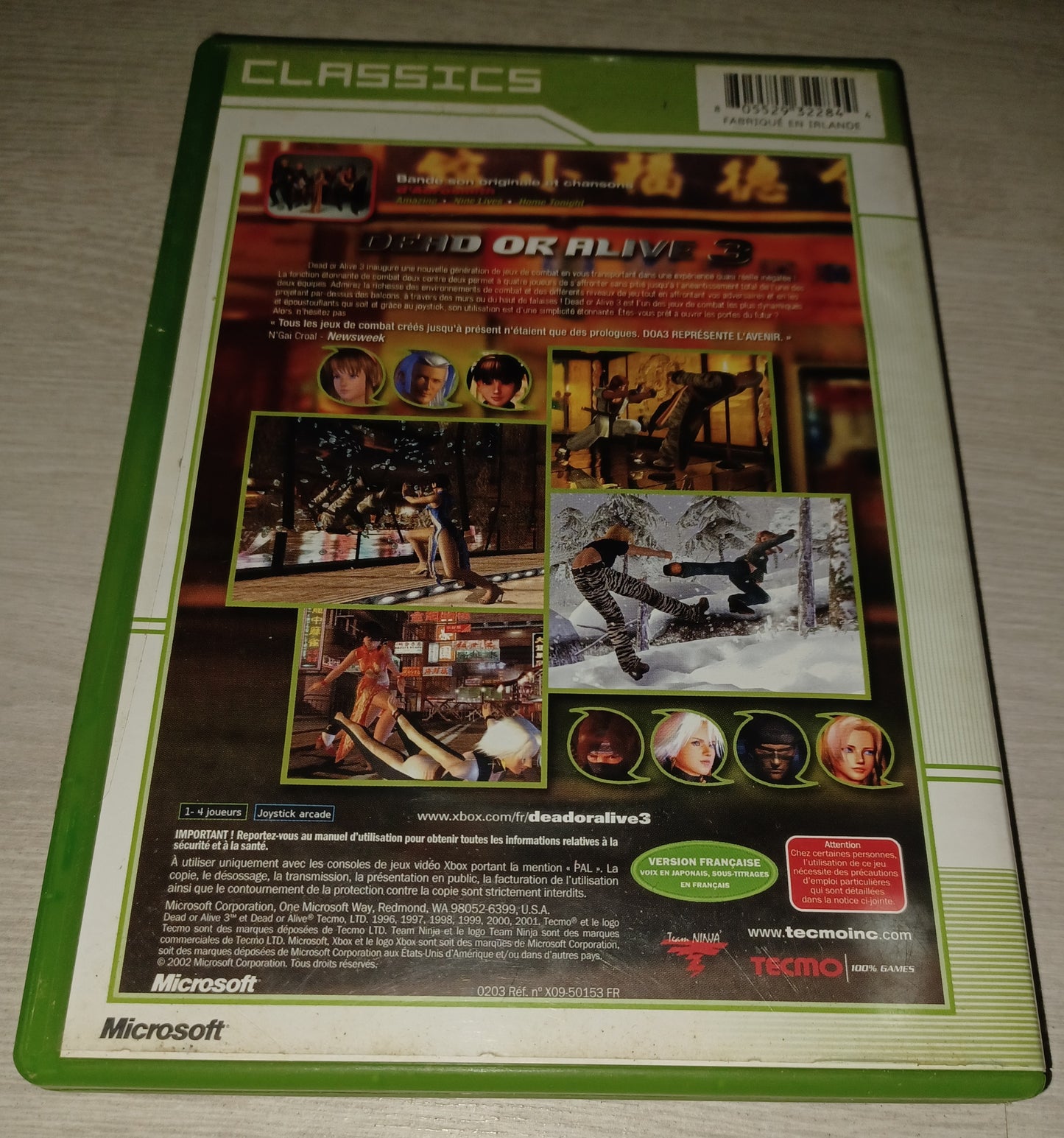 Dead or alive 3 (classics)