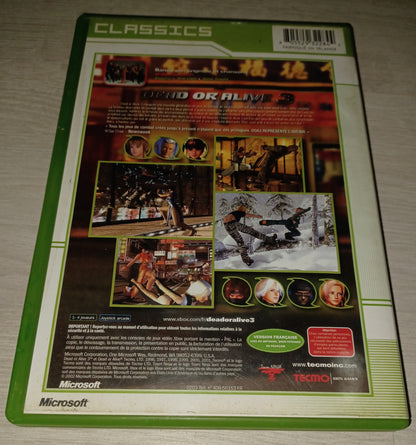 Dead or alive 3 (classics)