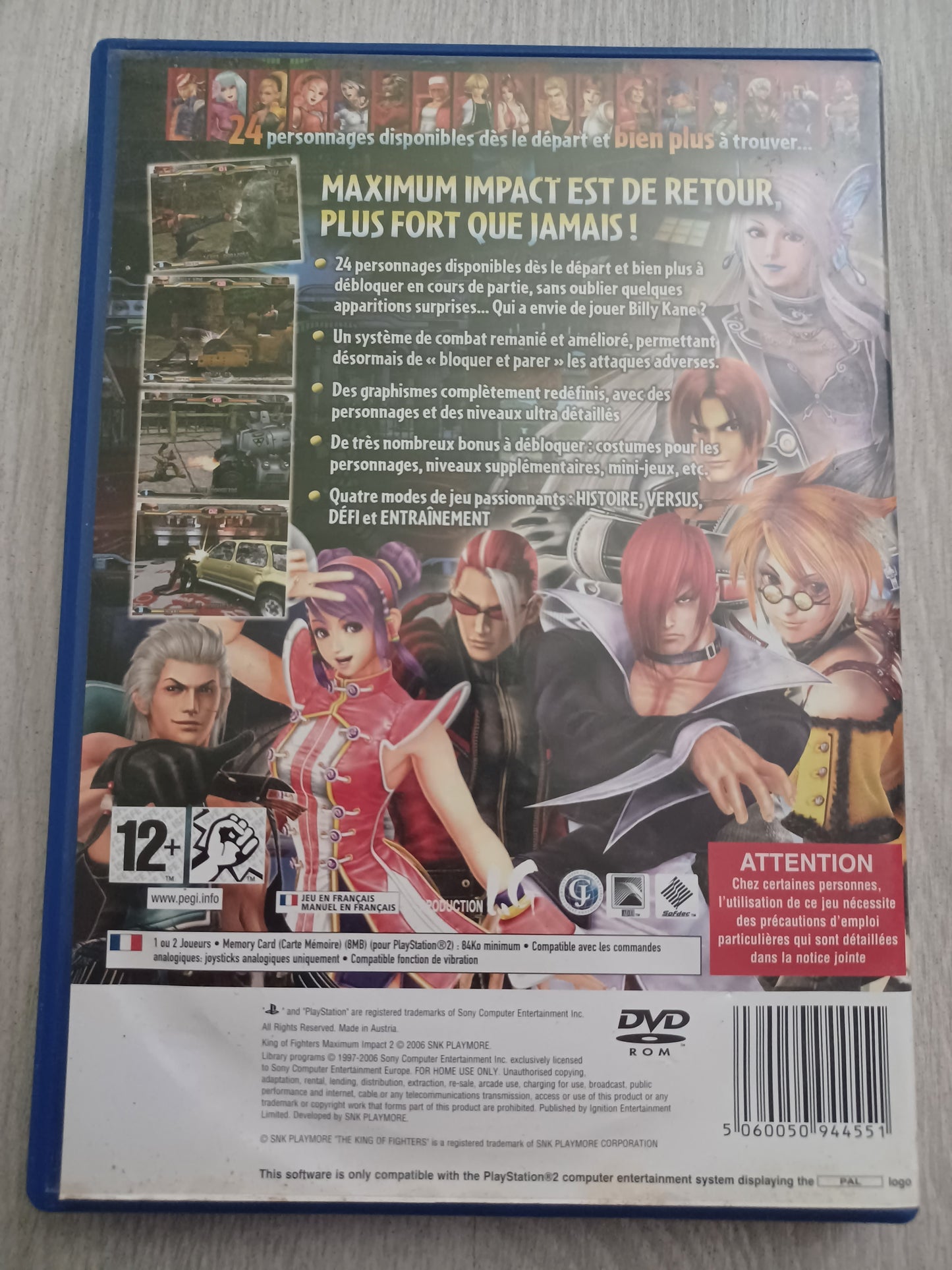King of fighters maximum impact 2