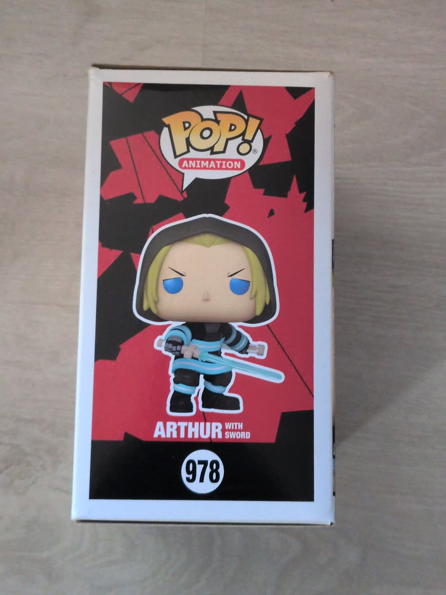 Arthur with sword - Fire force