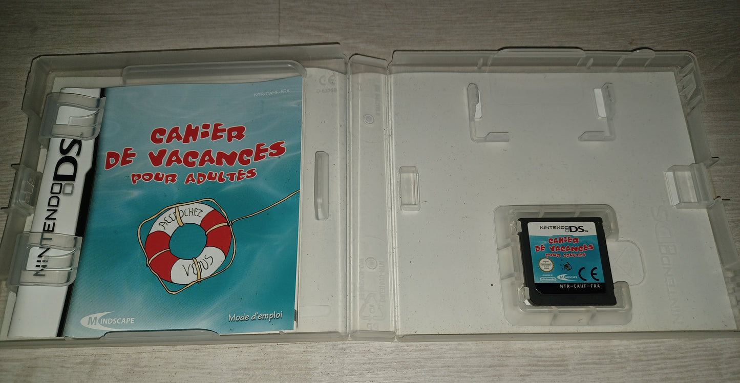 Cahier de vacances pour adultes