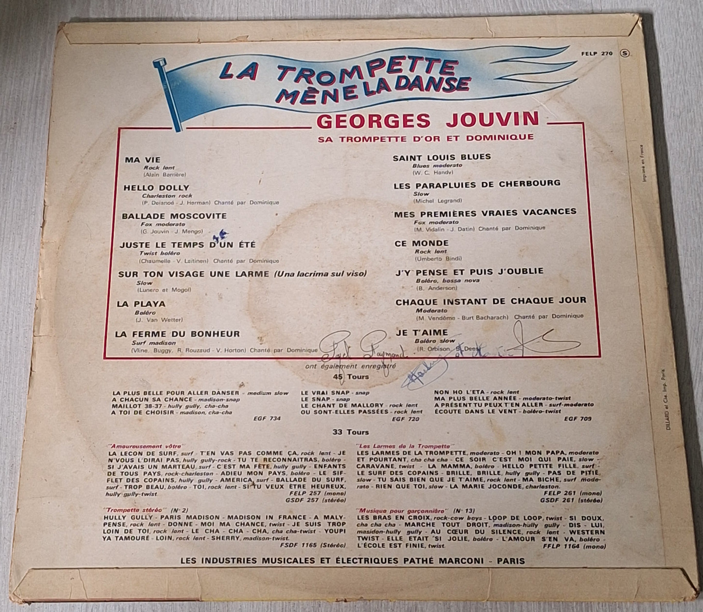 La trompette mène la danse - Georges JOUVIN et Dominique