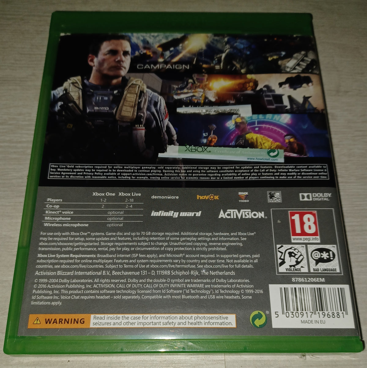 Call of duty inifinite warfare
