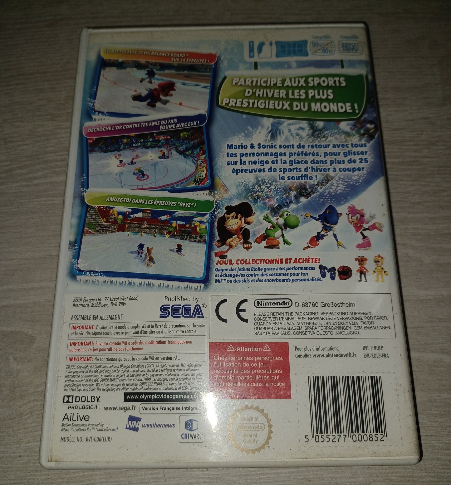 Mario & sonic aux jeux olympiques d’hiver