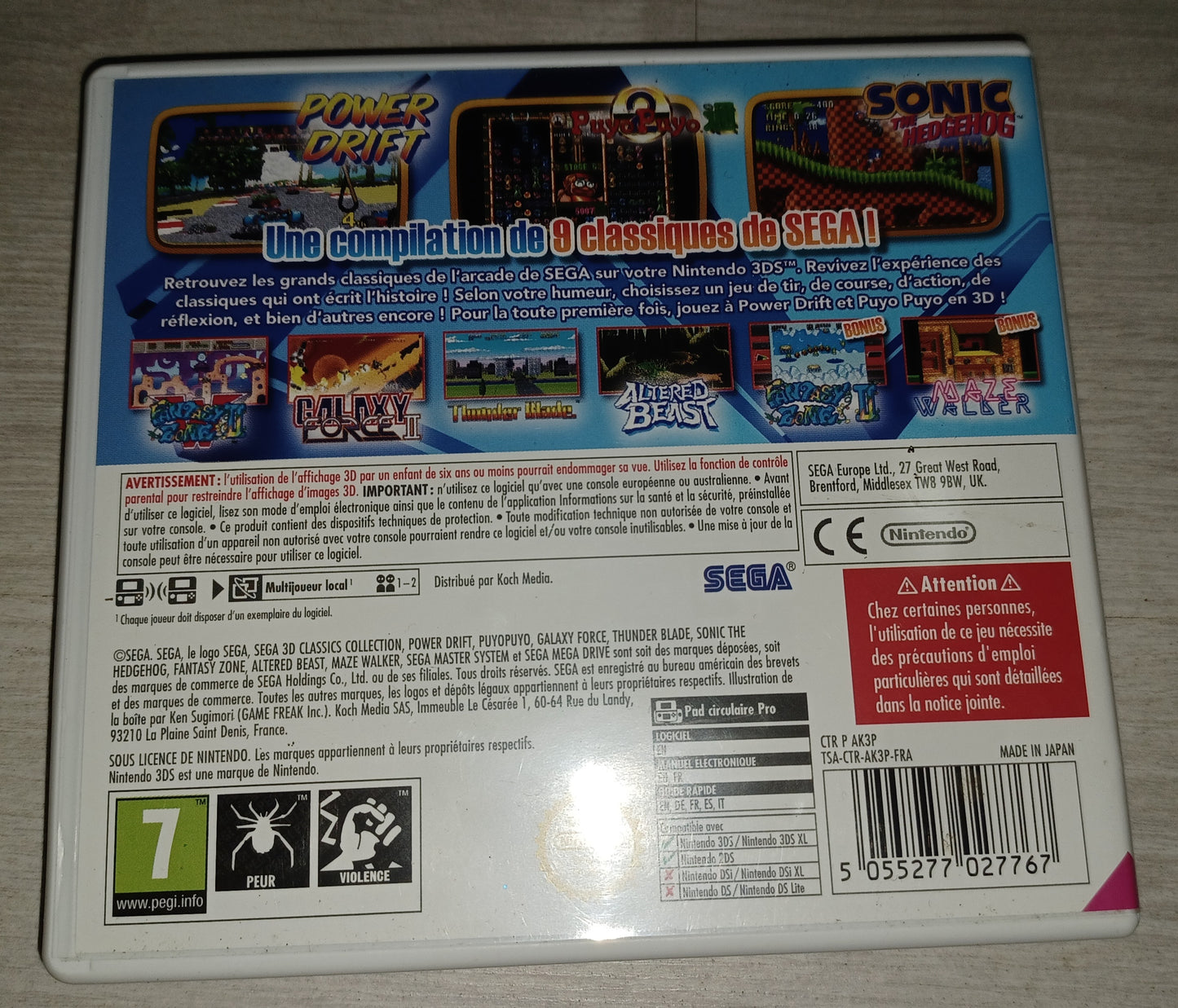 Sega 3D classics collection