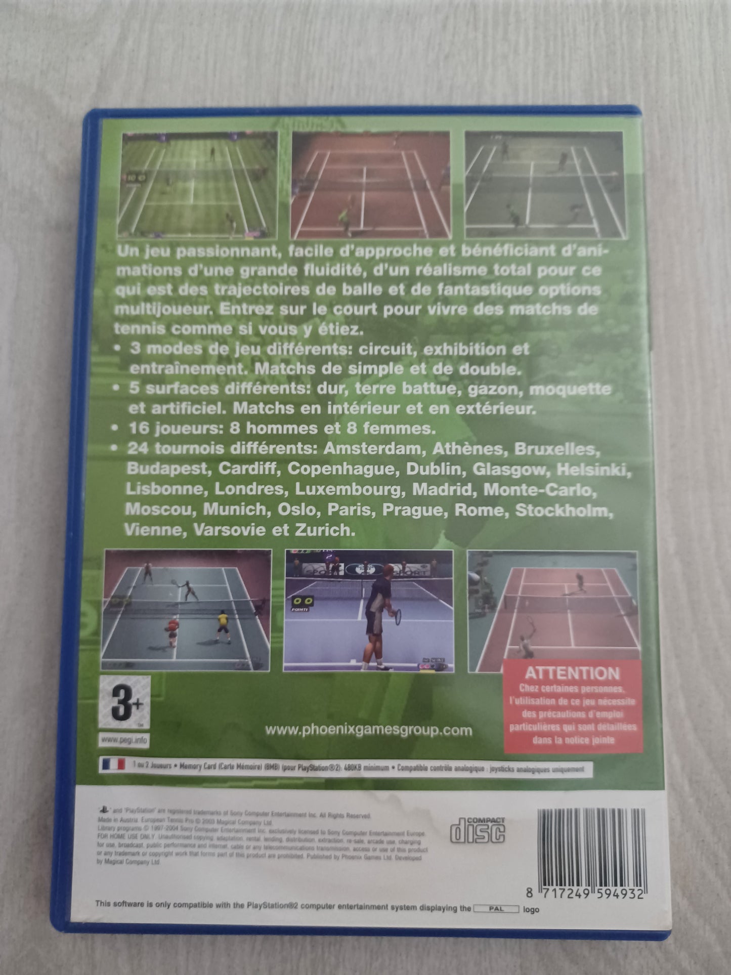European Tennis Pro