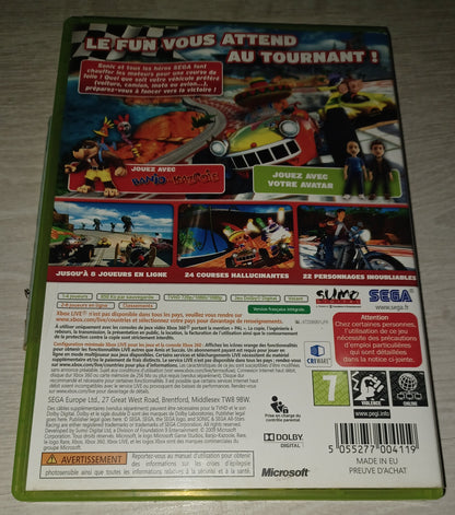 Sonic sega all-stars racing avec banjo-kazooie