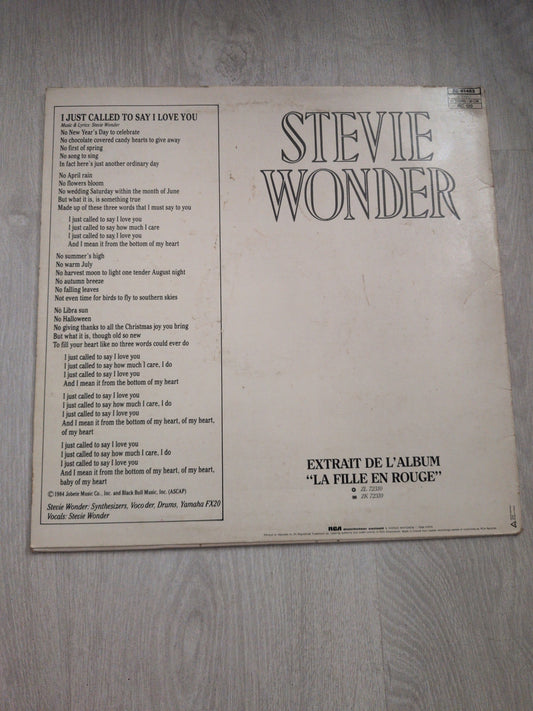 Stevie Wonder - I just called to say i love you