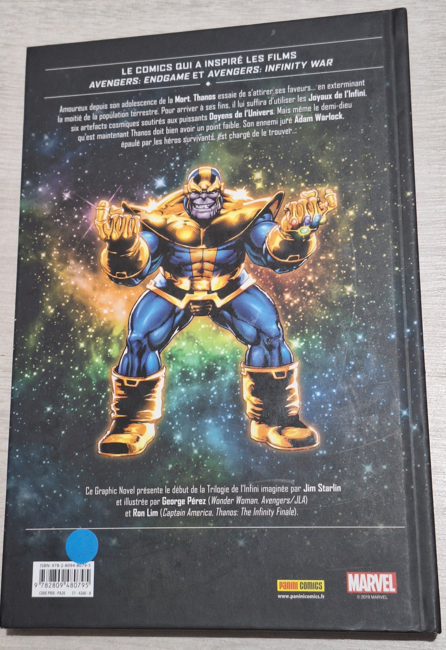 Thanos le gant de l'infini