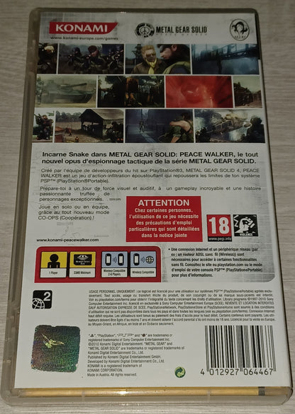 Metal gear solid peace walker