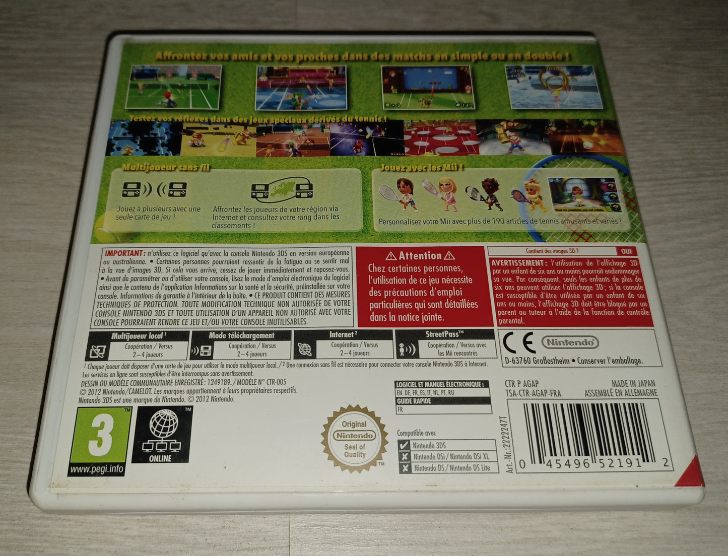 Mario tennis open