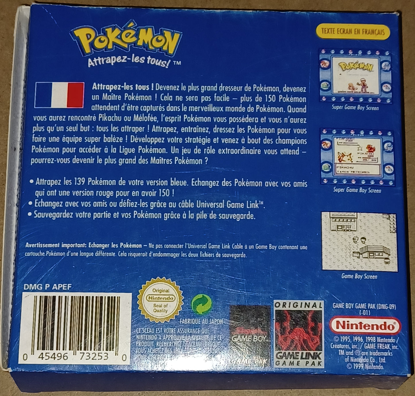 Pokémon version bleue