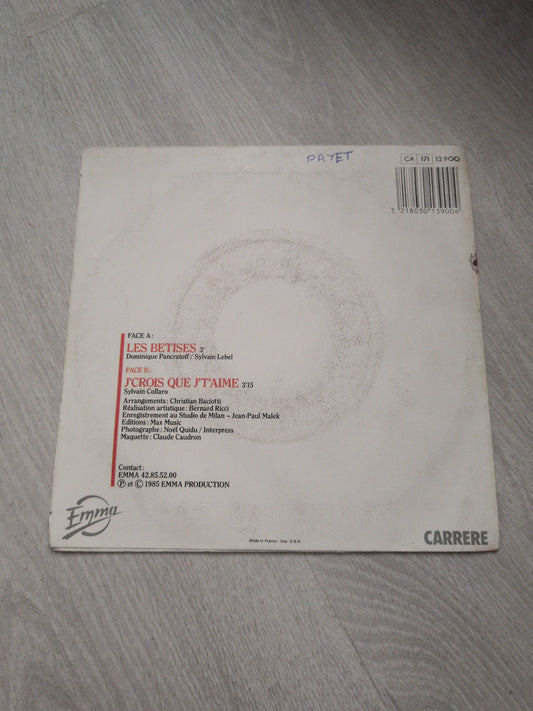 Sabine Paturel - Les bêtises