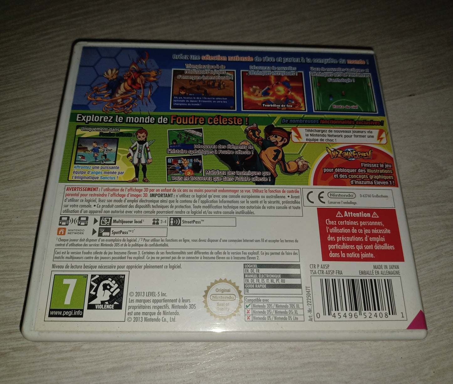 Inazuma eleven 3 : Foudre Céleste