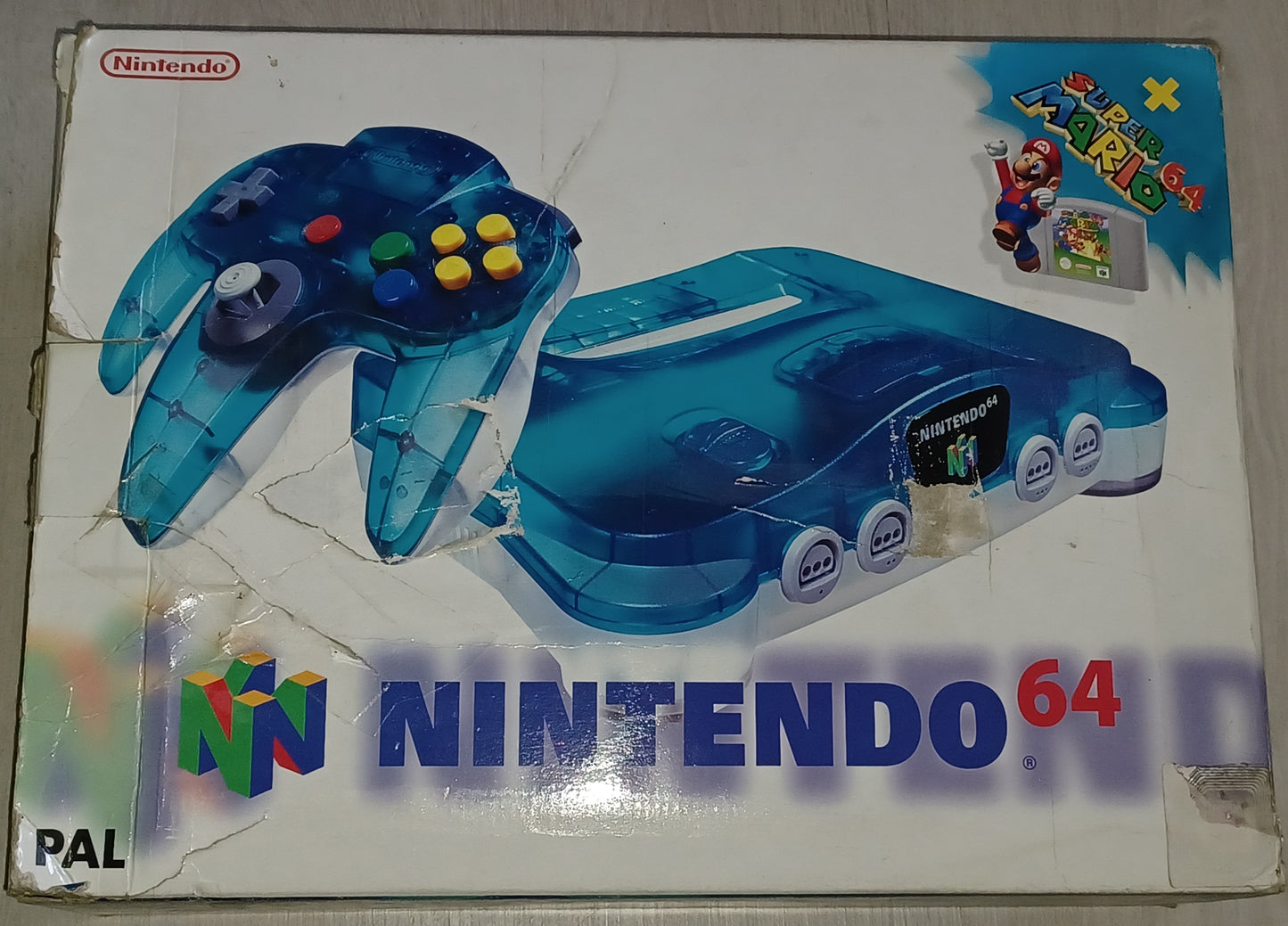 Nintendo 64 - Edition clear blue (en boîte)