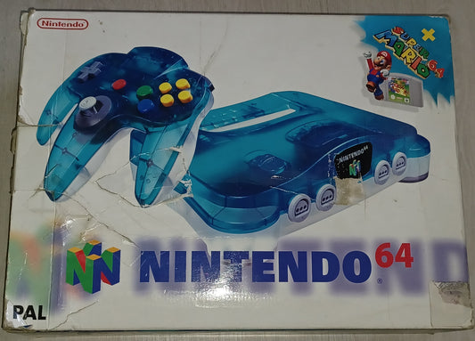 Nintendo 64 - Edition clear blue (en boîte)
