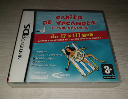 Cahier de vacances pour adultes