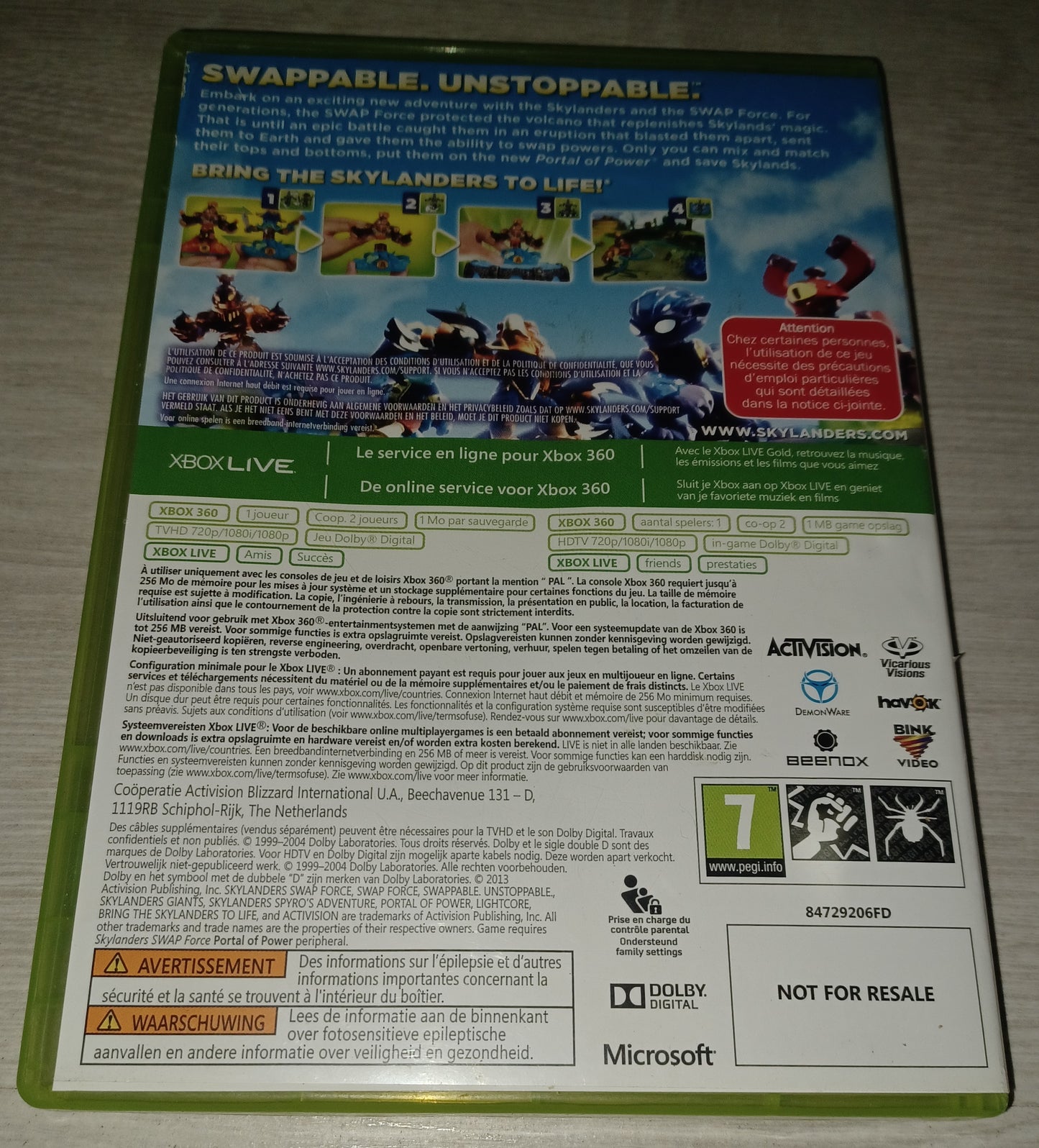 Skylanders swap force
