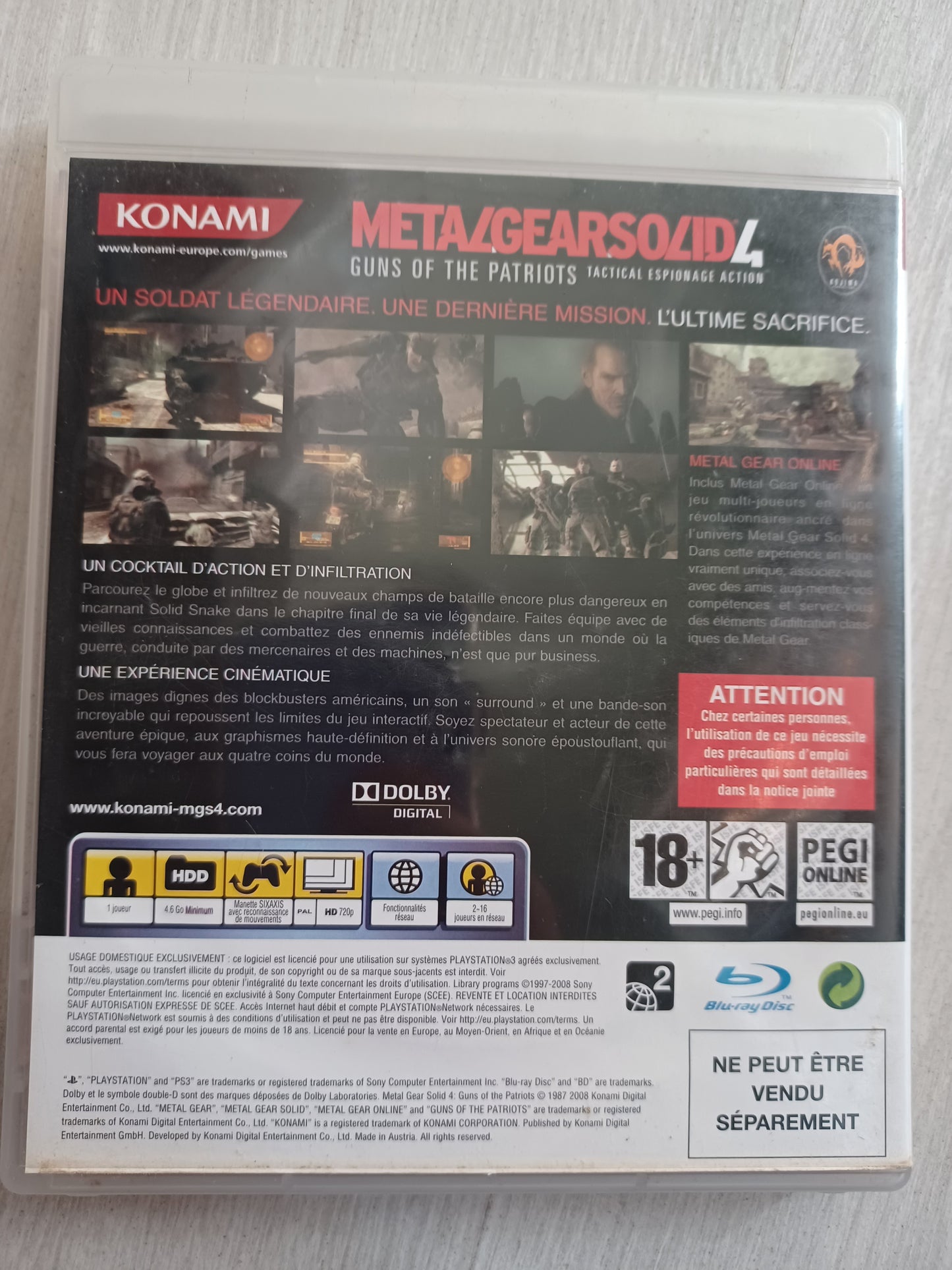 Metal gear solid 4 : Guns of the Patriots