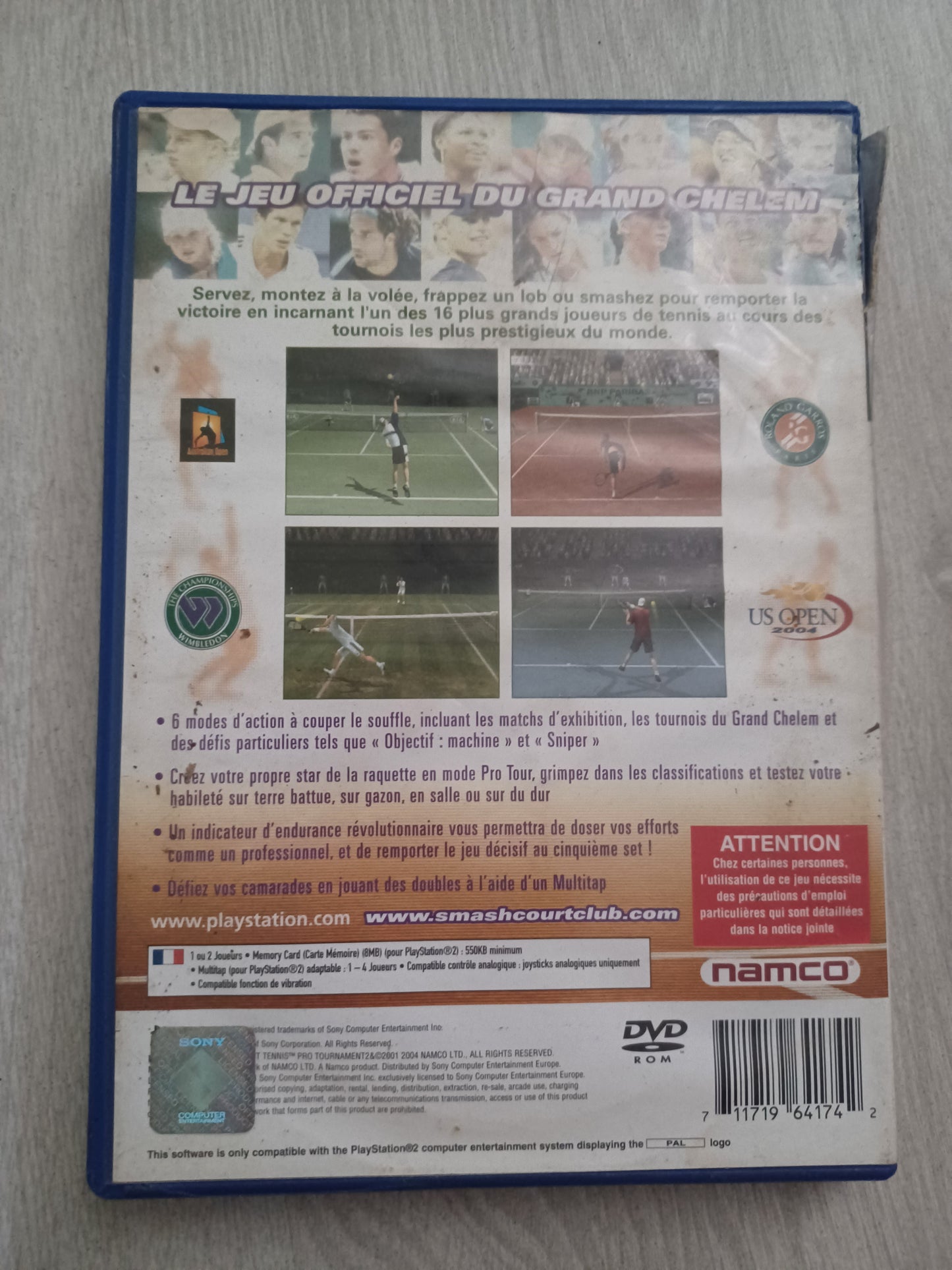 Smash court tennis pro tournament 2